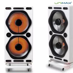 유니맥스 A.I 2구 하이라이트 전기온풍기 전기 온풍 히터 가정용 사무실 업소 공장 매장 난로 50001