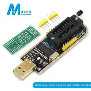 CH341A 24 시리즈 EEPROM 플래시 BIOS USB 프로그래머(소프트웨어 및 드라이버 포함) + 93/25/24CXX용 SOIC