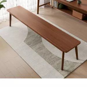 원목 긴 벤치 거실 식탁 카페용 긴장식 테이블 다용도 대형 원판 벤치