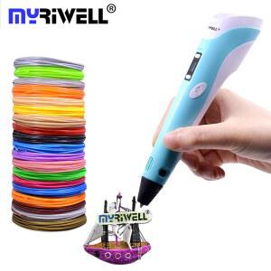 3D 펜 Myriwell RP 100B DIY 프린터 베이스/전원 어댑터/100M 1.75mm ABS 필라멘트 드로잉