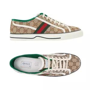 구찌 606111 HVK20 9766 남성 GG 테니스 1977 스니커즈 CUCCI 100%정품