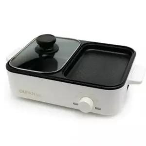 미니 전기 그릴 다용도 듀얼 미니 전기 그릴 1인용 2구 냄비 불판 멀티쿠커 필수템 테이블 쿠커