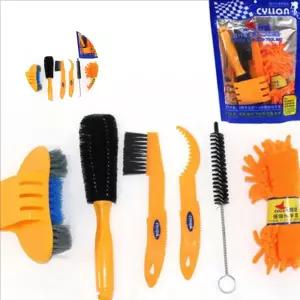 클리닝 청소 자전거 세차 타월 브러쉬 체인 용품 세트