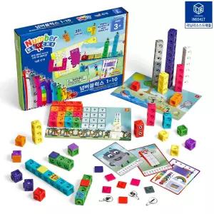 러닝리소스 넘버블록스 1-10 매쓰링크 큐브 블럭 수세기 숫자놀이 기초수학 활동 연산학습