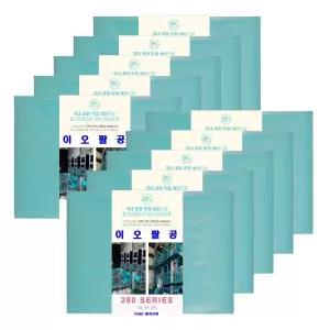 대륜이앤티 280시리즈 매직캔 리필봉투 호환 향균 베이비파우더향 10개