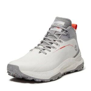 Timberland Motion Access 미드 레이스업 스니커즈, 화이트 자카드., 11.5