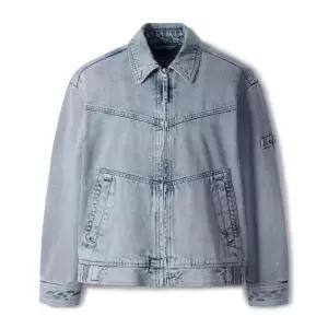 [롯데백화점]시리즈 워싱 데님 집업 블루종 (SAUAS25171BUL)