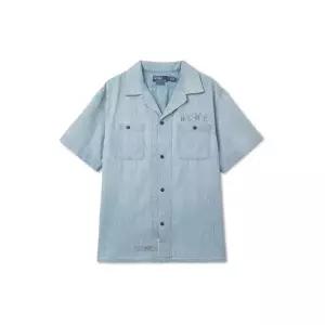 [폴로 랄프 로렌]POLO RALPH LAUREN 클래식핏 인디고 샴브레이 캠프 셔츠 - 블루 MNPOWOV1N820764-400 8...