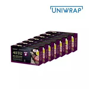 [유니랩]라텍스 셰프장갑(아이보리) 100매 소 X 7개