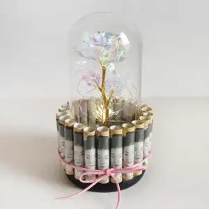 용돈 박스 이벤트 어버이날 선물 [홀로그램 장미 돈 무드등 부모님 플라워 상자 결혼