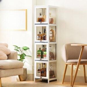 와인장식장 진열장 수납장 술진열장 슬림 술수납장 맞춤제작 다용도 6단 투명 피규어장