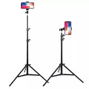 [알티피아]스마트폰 대형 카메라 볼헤드 촬영 삼각대 긴 방송 거치대