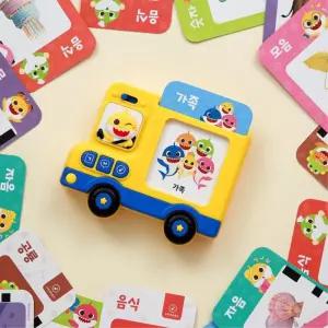 유아 한글 낱말카드 읽어주는 아기상어 버튼 사운드패드 멜로디 장난감 키즈 아이