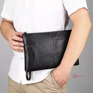 남성클러치백 파우치 파우치백 가방 손가방 남자 일수 맨즈백 맨스백 회사원 스트랩wxy976