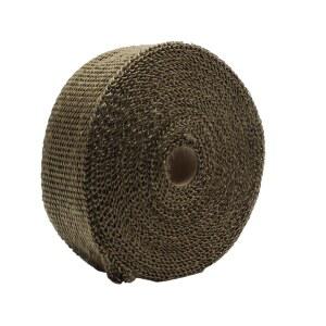 오토바이 배기 열 테이프 스포츠 머플러 랩 5cm 5M 10M 15M 열 방패 스테인레스 넥타이와 내열성 먼지 자전거 자동차