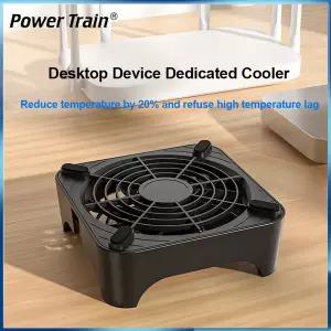 파워 트레인 Z-X1 라우터 히트싱크 광 모뎀 셋톱박스 소형 데스크탑 호스트 브래킷 USB 전원 냉각 팬