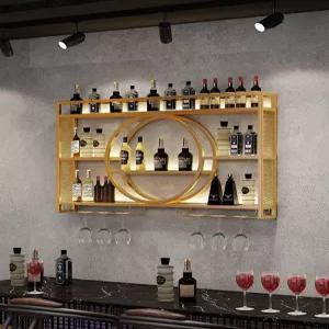 벽걸이 와인 진열장 레스토랑 홈바 철제 홈바 선반