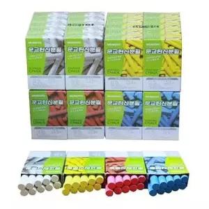 문교 탄산 분필(하양/1갑100본) W02845A