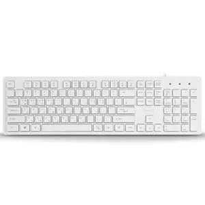 IR-K2000 화이트 유선키보드 PC 컴퓨터 데스크탑 게임