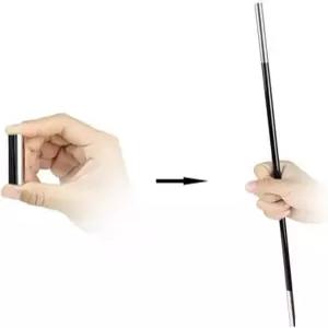 AIMOFAMAG 전문 50cm 등장 매직봉 - 무대 마술쇼용 접이식 플라스틱 마술사 소품 (100개입)