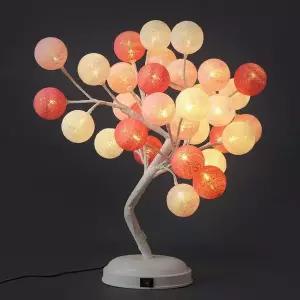 코튼볼 ZUD375A1 LED 무드등 건전지 USB 단 스탠드