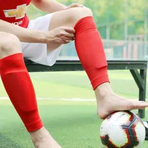 [이지커머스]스포츠 종아리 보호대 압박 밴드 정강이 슬리브 스타킹 축구