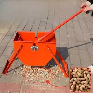 땅콩 탈피 기계 자동 단일 견과류 박피 손잡이 땅콩까는기계