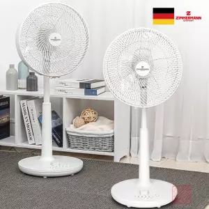 짐머만 초미풍 14인치 써큘레이터 망 스탠드 선풍기 좌석용 5엽날개 가정용 사무실 식당 공부방 침실 스탠드선풍기