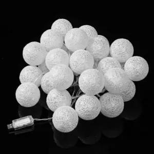 코튼볼조명 HGP146S3 텐트조명 USB 코튼볼 실버전구