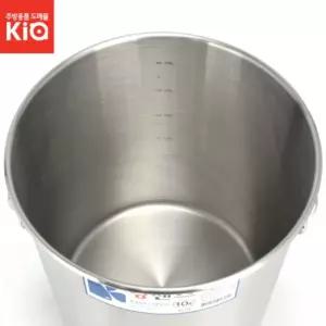 통판식깡 스텐 들통 27종 (18-10) 고급위생용기 대형 국통 포개짐 업소용 곰솥 3호-8호 원형 스테인레스 대