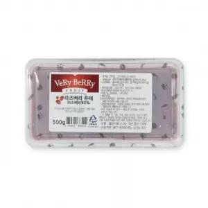 [아이스박스포함] 냉동 라즈베리 퓨레 500g  [평점상위]