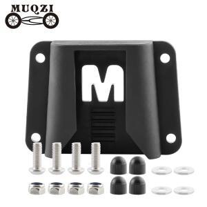 MUQZI Brompton 백 프론트 캐리어 마운트 어댑터, 자전거 블록 브래킷, 나사 포함, 접이식 액세서리