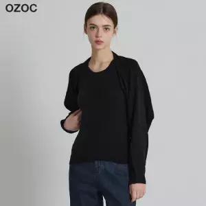 오조크 슬리브리스 니트 탑 + 니트 가디건 세트