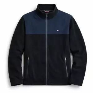 타미힐피거 클래식 지퍼 프론트 폴라 플리스 자켓 156AF185 BLACK/NAVY