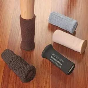 의자발커버 층간소음차단 니트 식탁용 스크래치방지 의자커버