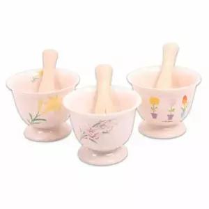 도자기절구 DEK259N6 중(디자인임의상품)135x105방망이150mm