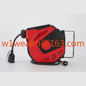 플랫 파워 연장 코드 스프링 로드 미니 소형 호환 리트랙터블 케이블 릴