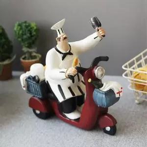 스쿠터 CKF169E1 주방장 1P 스타일 장식품 선반 추천 장식 인형