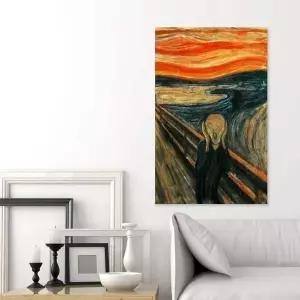 ( UYK713V7 출고옵션 - 25x40cm ) 명화그림 뭉크 대표작 캔버스