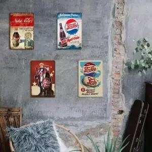 콜라 ABD900D4 비 추천 빈티지 철제 꾸안꾸 액자 인테리어 소품