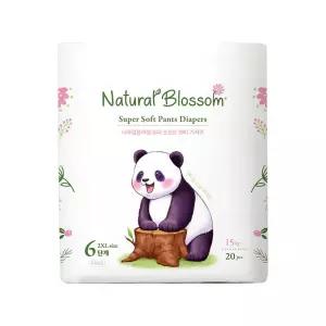 네추럴블라썸 비건기저귀 팬티 속옷 언더웨어 6단계 2XL 20매x1팩 4380467