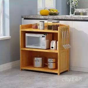 전자레인지장 렌지장 받침대 원목렌지대 수납장 밥솥 이동식 선반