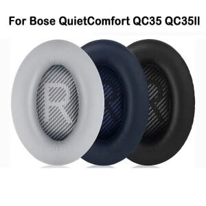 보스 호환 QuietComfort QC35 용 2피스 교체 이어 패드 수리 부품 소프트 쿠션 메모리 폼 헤드셋 귀마개