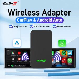 CarlinKit 5 2Air 무선 어댑터 안드로이드 오토 카플레이 동글 5G WIFI 플러그 앤 플레이 아이폰 호환 폰