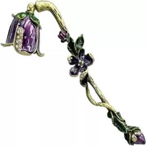 MUXSAM 빈티지 캔들 스너퍼 긴 손잡이가 달린 소화기 안전하게 불꽃을 끄는 금속 심지 불꽃 애호가를 위한