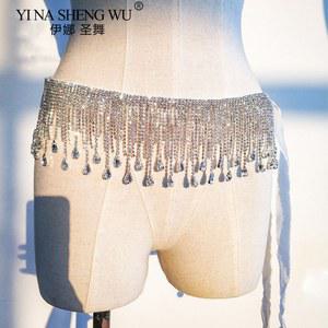 댄스소품 밸리소품 댄스 소품 공연 오리엔탈 진주 밸리 스카프 무대 체인 여성용 허리 벨트 태슬