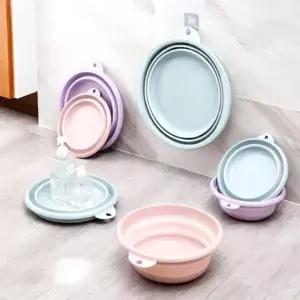 폴딩 지름28cm 접이식대야 휴대용 세수대야 바가지 (WFGTAVU)