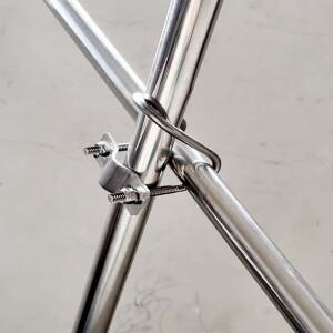 304 스텐 더블 U자형 클램프 나사 파이프 클립 십자 볼트 수도관 제한 바 양식 농장용