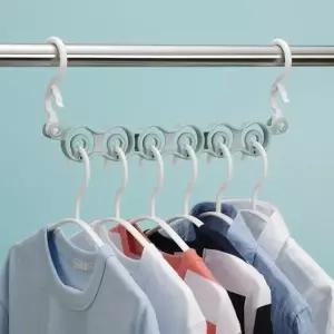 멀티수납행거 옷걸이행거 6구옷걸이정리 6구 멀티행거 수납정리 (WFKHJT2)