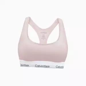 [Calvin Klein]UNDERWEAR CK 캘빈클라인 모던 코튼 AF 레이서백 노패드 브라렛 여성 브라 연핑크 F3785-...